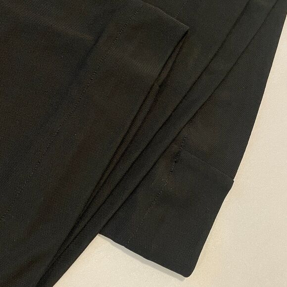 ~ Lauren Ralph Lauren S 1-Shoulder Maxi Dress Black A-line Fit&Flare Long Sleeve - Picture 14 of 15